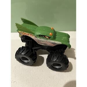 Hot Wheels Monster Jam Truck Pull Back Car Dragon McDonalds Green 4" Plastic Toy